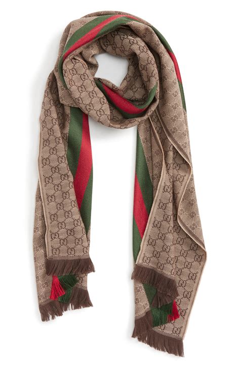 gucci scarf men's nordstrom|Gucci scarf men sale.